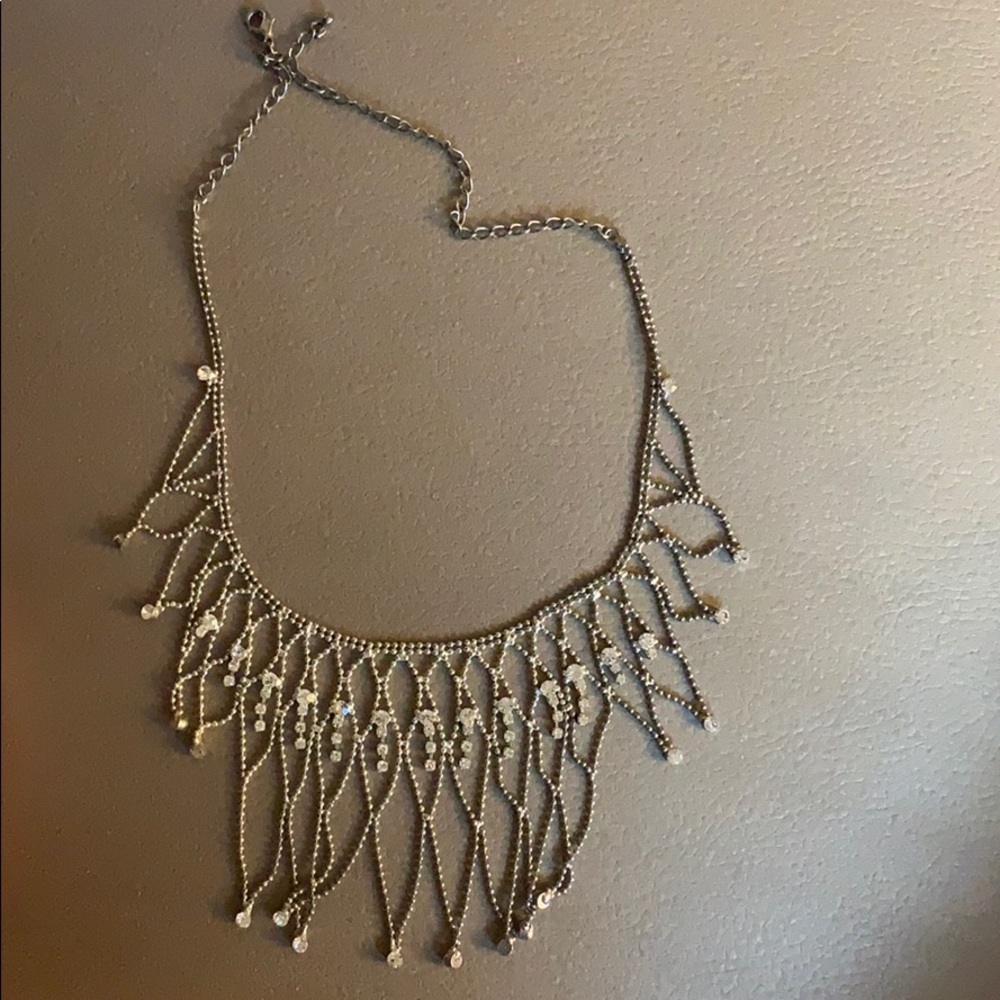 Mesh Chandelier Necklace